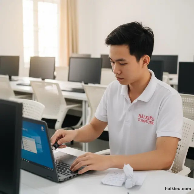 Kỹ thuật viên Hải Kiều cài windows tại Hòa Vang, Đà Nẵng